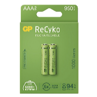 GP Batteries Nabíjecie batérie GP NiMH ReCyko+ AAA 2 ks