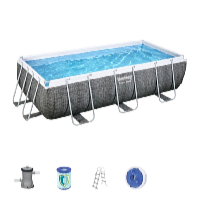 Bestway Bazén Power Steel Rattan 4,04 x 2,01 x 1 m set vrátane príslušenstva