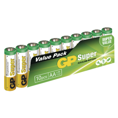 GP Batteries Alkalické batérie GP 1,5V AA 10 ks