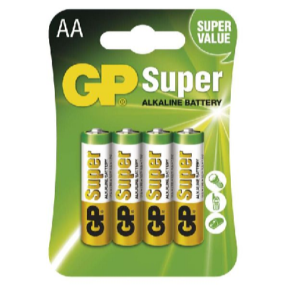 GP Batteries Alkalické batérie GP 1,5V AA 4 ks