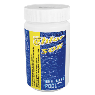 BluePool Bazénový chlór šok granulát 1 kg