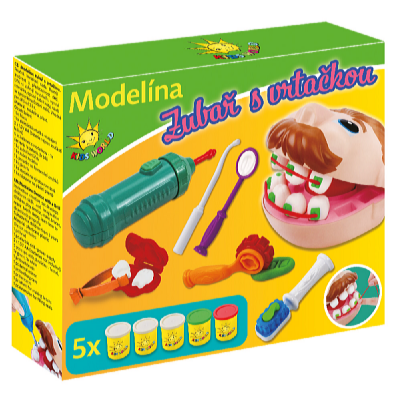 Kids World Plastelína zubár s vŕtačkou