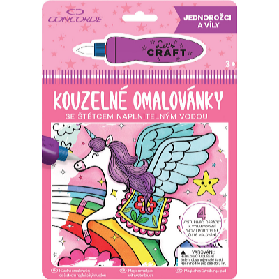 Concorde Kúzelné maľovanky - jednorožci a víly