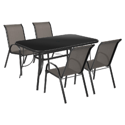 Garden King Záhradná zostava - stôl + 4 kreslá FREDDO