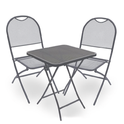Garden King Záhradná zostava - skladací stolík + 2 stoličky FILO 