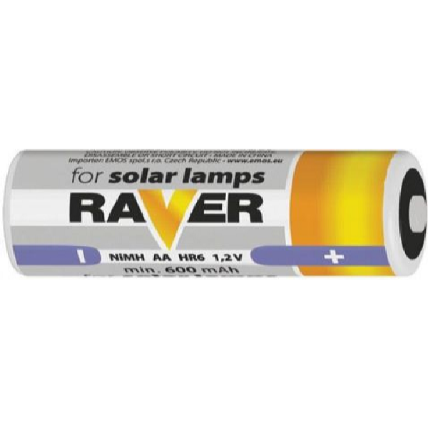Raver Nabíjacie batérie NiMH AA (HR6) 2 ks do solárnych lámp