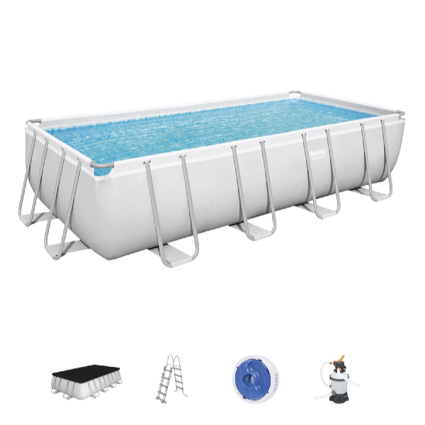 Bestway Bazén Power Steel 4,88 x 2,44 x 1,22 m set vrátane príslušenstva