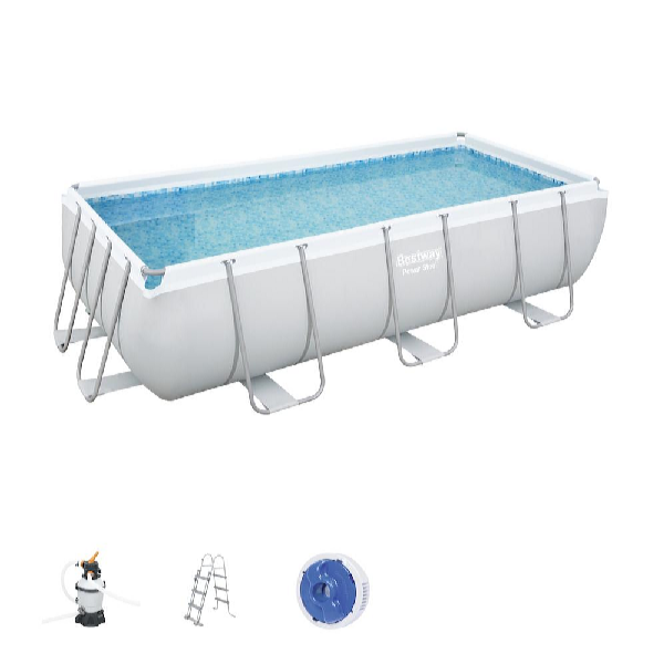 Bestway Bazén Power Steel 4,04 x 2,01 x 1 m set vrátane príslušenstva B