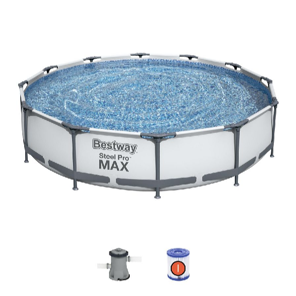 Bestway Bazén Steel Pro Max 3,66 x 0,76 m s kartušovou filtráciou