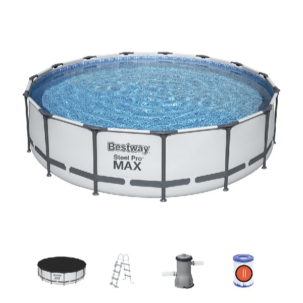 Bestway Bazén Steel Pro Max 4,57 x 1,07 m set vrátane príslušenstva
