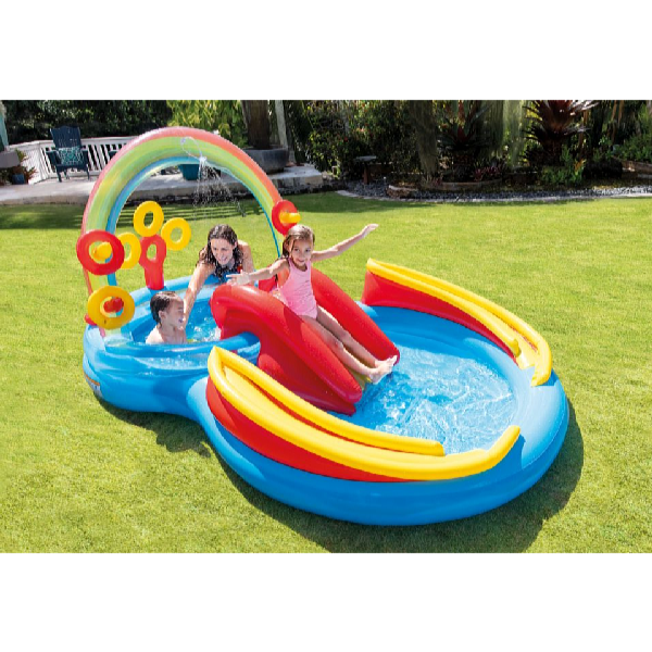 Intex Hracie centrum Rainbow Ring 297 x 193 x 135 cm